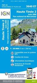 I.G.N - Carte au 1-25.000ème - TOP 25 - 3640ET - Haute Tinée 2 - Isola 2000 - Parc National du Mercantour