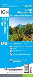 I.G.N - Carte au 1-25.000ème - TOP 25 - 4352OT - Aléria - Ghisonaccia - PNR de Corse