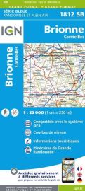 I.G.N - Carte au 1-25.000ème - Série bleue - 1812SB - Brionne - Cormeilles