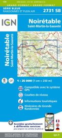 I.G.N - Carte au 1-25.000ème - Série bleue - 2731SB - Noirétable - Saint-Martin-La-Sauveté