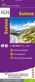 I.G.N - Carte routière de Suisse