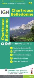 I.G.N - Collection Carte Top 75 - n°2 - Chartreuse Belledonne
