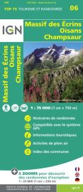 I.G.N - Collection Carte Top 75 - Oisans - Champsaur - Massif des Ecrins