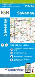 I.G.N Carte au 1-25.000ème - Série bleue - 1122 SB - Savenay 