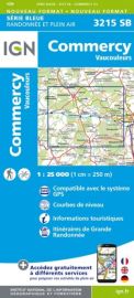 I.G.N Carte au 1-25.000ème - Série bleue - 3215 SB - Commercy - Vaucouleurs