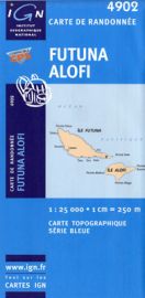 I.G.N Carte au 1-25.000ème - Série bleue - 4902 - Futuna - Alofi