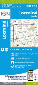 I.G.N Carte au 1-25.000ème - Série bleue - 919 SB - Locminé - Josselin