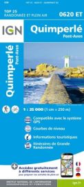 I.G.N Carte au 1-25.000ème - TOP 25 - 0620 ET - Quimperlé - Pont-Aven