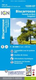 I.G.N Carte au 1-25.000ème - TOP 25 - 1339 ET - Biscarosse - Lacs de Cazaux et de Sanguinet de Biscarosse et de Parentis