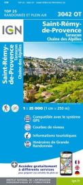 I.G.N Carte au 1-25.000ème - TOP 25 - 3042 OT - Tarascon - Saint-Rémy de Provence - Chaîne des Alpilles