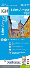 I.G.N Carte au 1-25.000ème - TOP 25 - 3227 OT - Saint-Amour - Arinthod - Orgelet