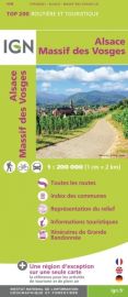 I.G.N Carte routière et touristique - TOP 200 - 201 - Massif des Vosges - Plaine d'Alsace
