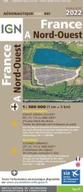 IGN - Carte Aéronautique OACI 941 - France nord-ouest - Papier - Edition 2022