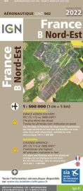 IGN - Carte Aéronautique OACI 942 - France nord-est - Papier - Edition 2022