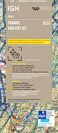IGN - Carte Aéronautique OACI 944 - France sud-est - Papier - Edition 2024