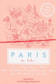 Ingrid Bauer - Carte à colorier - Paris en tribu 
