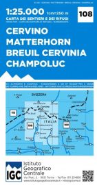 Istituto Geografico Centrale (I.G.C) - N°108 - Cervin-Matterhorn, Breuil-Cervinia, Champoluc