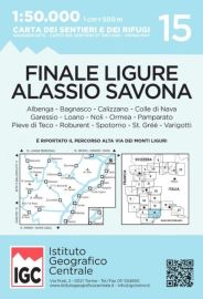 Istituto Geografico Centrale (I.G.C) - N°15 - Albenga - Alassio - Savona (Savone)