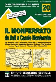 Istituto Geografico Centrale (I.G.C) - N°20 - Il Monferrato da Asti a Casale Monferrato