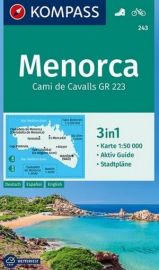 Kompass - Carte de randonnées - N°243 - Minorque