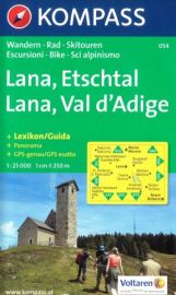 Kompass - Carte de randonnées - n°054 - Lana - Val d'Adige