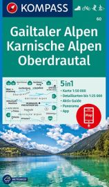 Kompass - Carte de randonnées - n°60 - Gailtaler Alpen - Karnische Alpen - Oberdrautal