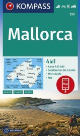 Kompass - Carte de randonnées - n°230 - Carte de Mallorca (Majorque)