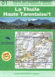 L'Escursionista - Carte de randonnées - La Thuile - Haute-Tarentaise