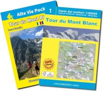 L'Escursionista - Carte de randonnées - N°1 - Tour du Mont Blanc