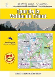 L'Escursionista - Carte de randonnées - Tour de la Vallée du Trient
