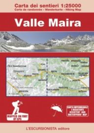 L'Escursionista - Carte de randonnées - Valle Maira