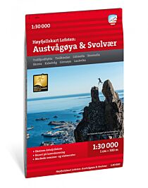 Editions Calazo - Carte de randonnées - Høyfjellskart Lofoten - Austvågøya – Svolvær