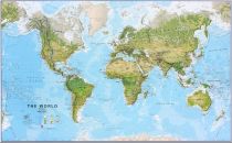  Maps international - Carte murale plastifiée - Le Monde environnemental au 1/20mio