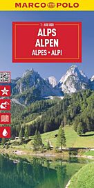 Editions Marco Polo - Carte routière des Alpes