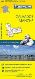 Michelin - Carte "Départements"  N°303 - Calvados - Manche