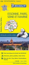Michelin - Carte "Départements" N°312 - Essonne - Paris - Seine-et-Marne
