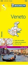 Michelin - Carte "Local" Italie n°355 - Vénétie (Veneto)