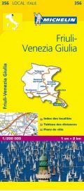 Michelin - Carte "Local" Italie n°356 - Friuli, Venezia Giulia (Frioul et Vénétie Julienne)