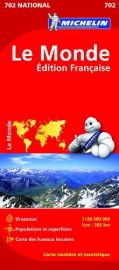 Michelin - Carte N°702 - Le Monde Planisphère (Carte pliée)