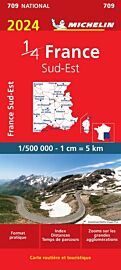 Michelin - Carte N°709 - France Sud-Est - Edition 2024