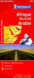 Michelin - Carte N°745 - Afrique Nord-Est, Arabie