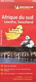 Michelin - Carte N°748 - Afrique du sud - Lesotho - Swaziland 