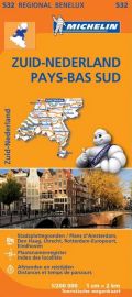 Michelin - Carte régionale n°532 - Pays-Bas Sud