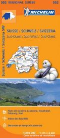 Michelin - Carte régionale n°552 - Suisse Sud-Ouest