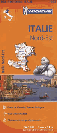 Michelin - Carte régionale n°562 - Italie Nord-Est