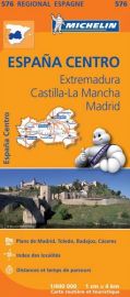Michelin - Carte régionale n°576 - Extremadura, Castilla - La Mancha, Madrid