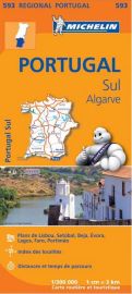 Michelin - Carte régionale n°593 - Portugal Sud, Algarve