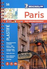 Michelin - Plan Ref.56 - Atlas de Paris par arrondissement - Plastifié à spirales