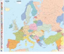 Michelin - Planisphère - Carte d'Europe politique plastifiée (en français)