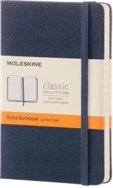 Moleskine - Carnet format poche classique - Rigide - Bleu saphir 